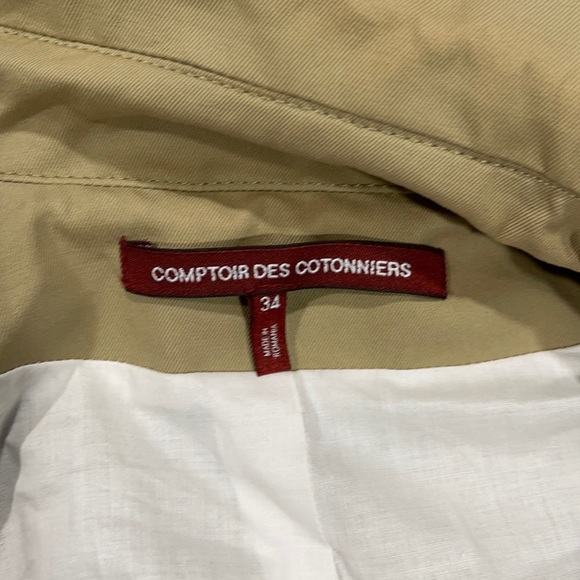 COMPTOIR DES COTTONNIERS Khaki Utility Jacket - Picture 4 of 7